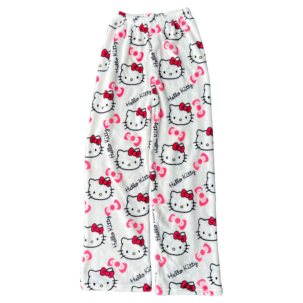 Hello Kitty Flannel Pajamas