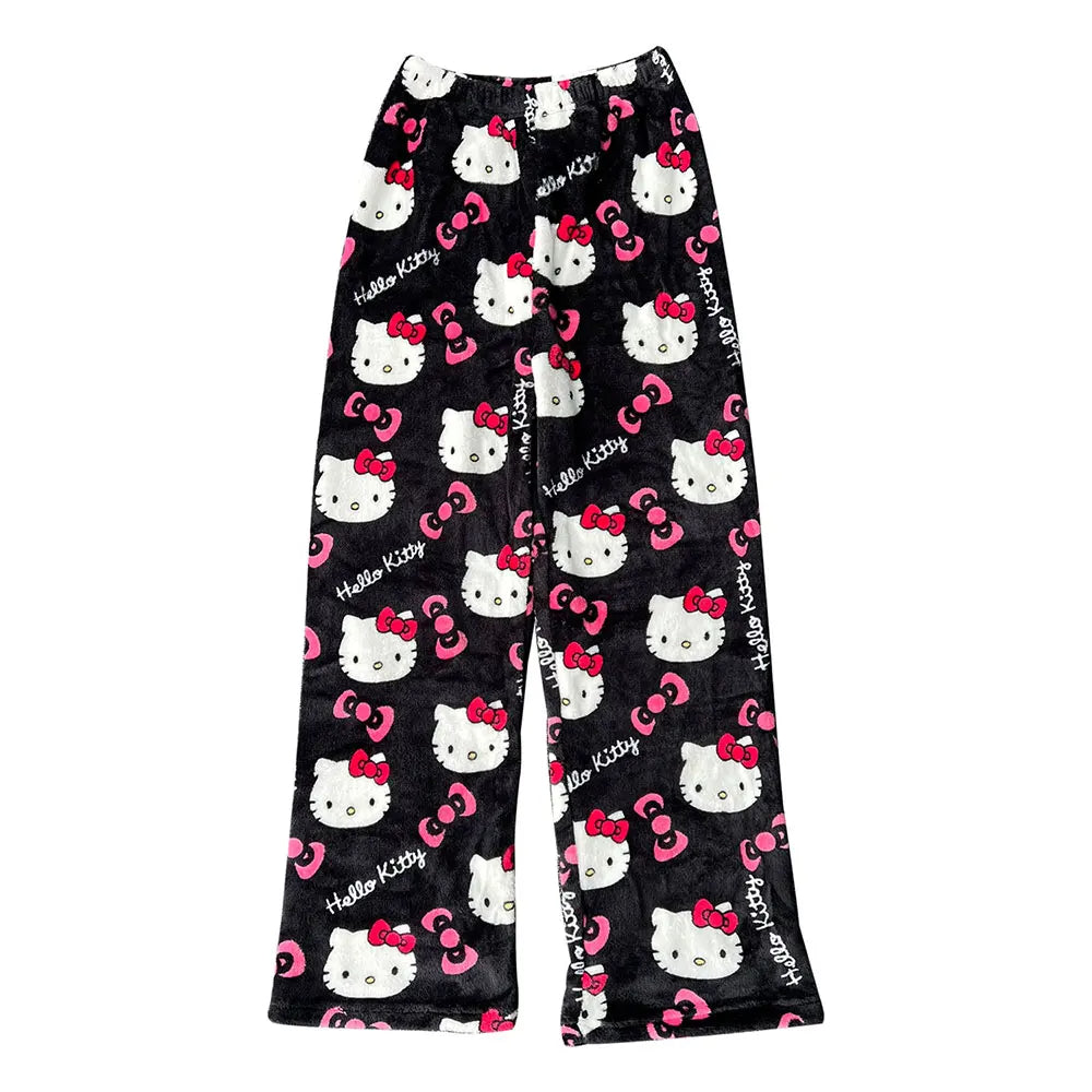 Hello Kitty Flannel Pajamas