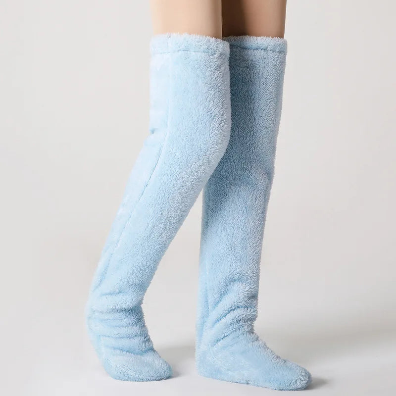 Fuzzy Knee Socks