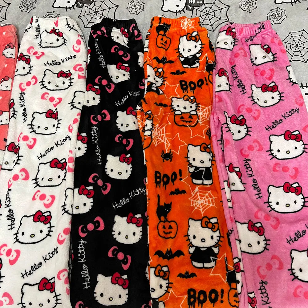 Hello Kitty Flannel Pajamas
