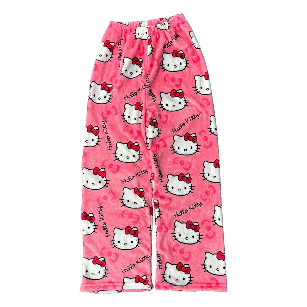 Hello Kitty Flannel Pajamas