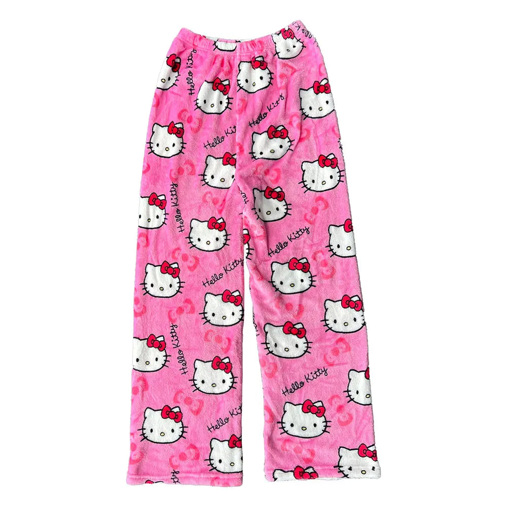 Hello Kitty Flannel Pajamas